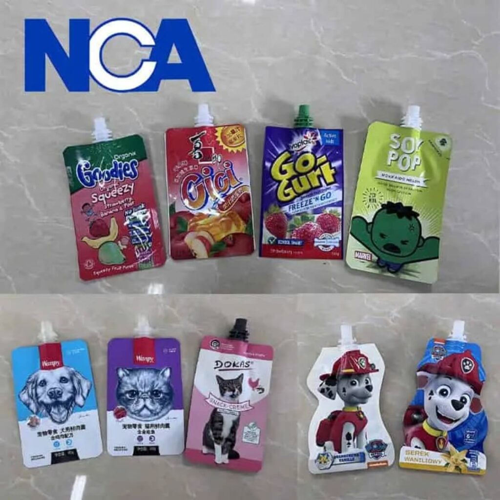 NCA1604D-90 Flexible Pouch and Spout Automatic Sealing Machine Gallery 1