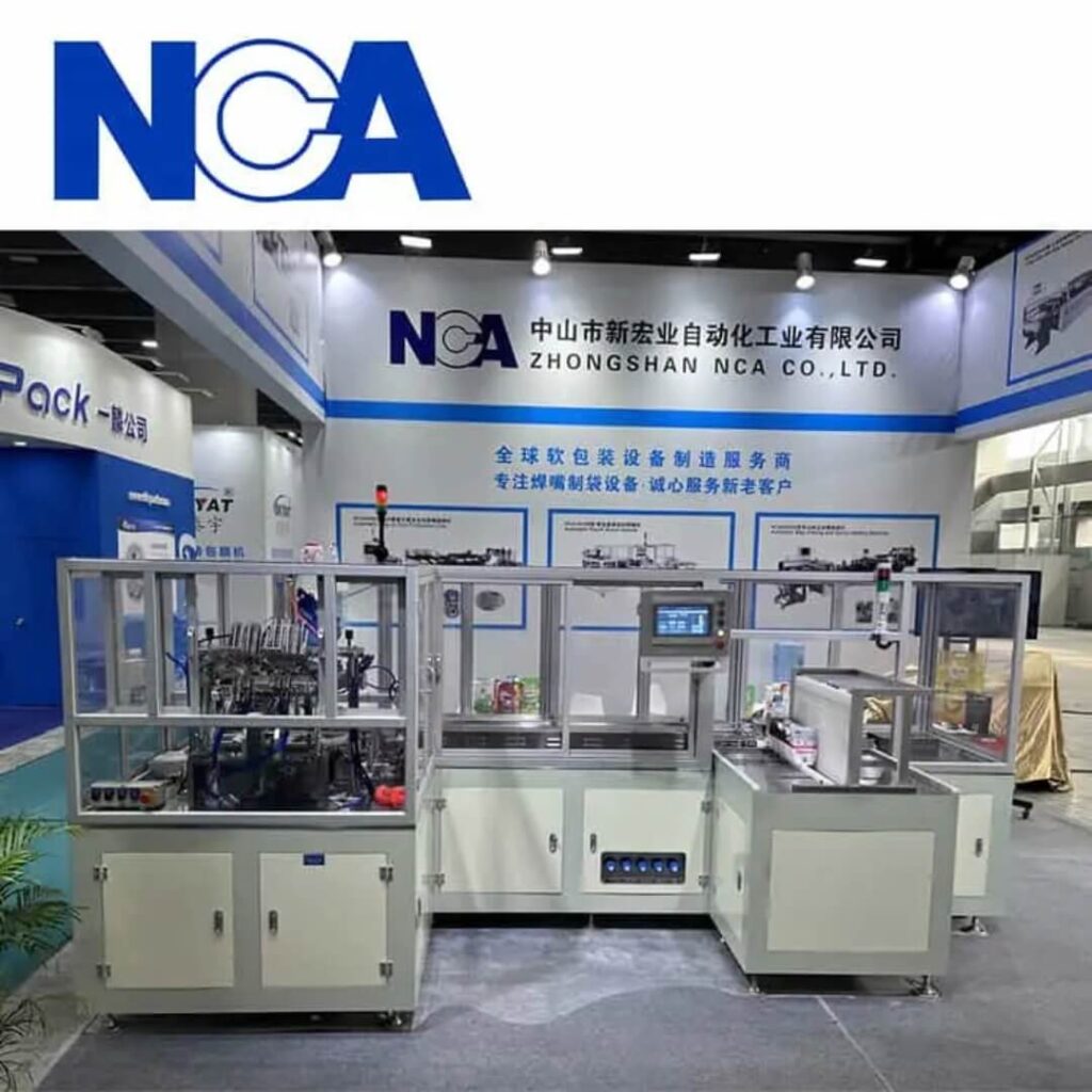 NCA1604D-90 Flexible Pouch and Spout Automatic Sealing Machine Gallery 2