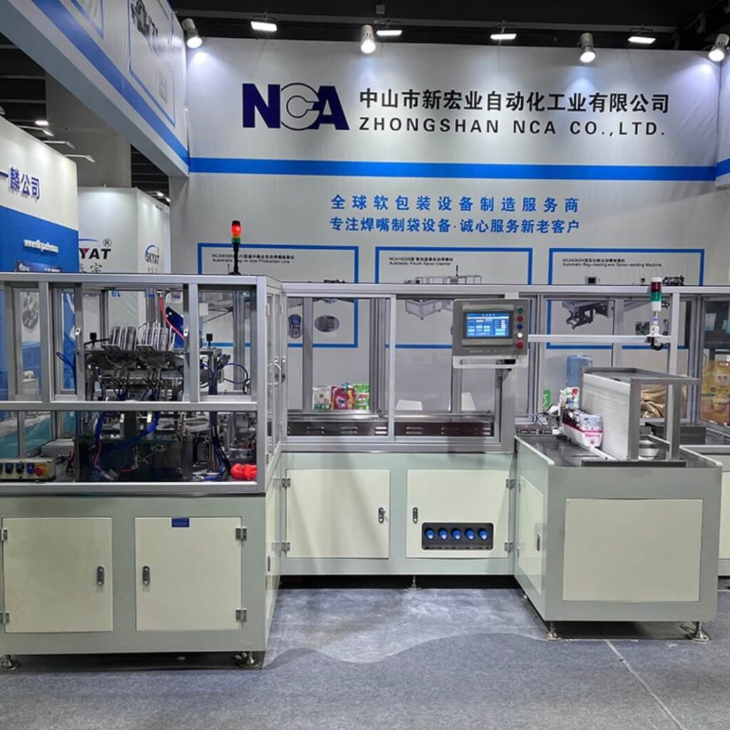 NCA1604D-90 Flexible Pouch and Spout Automatic Sealing Machine Gallery 5