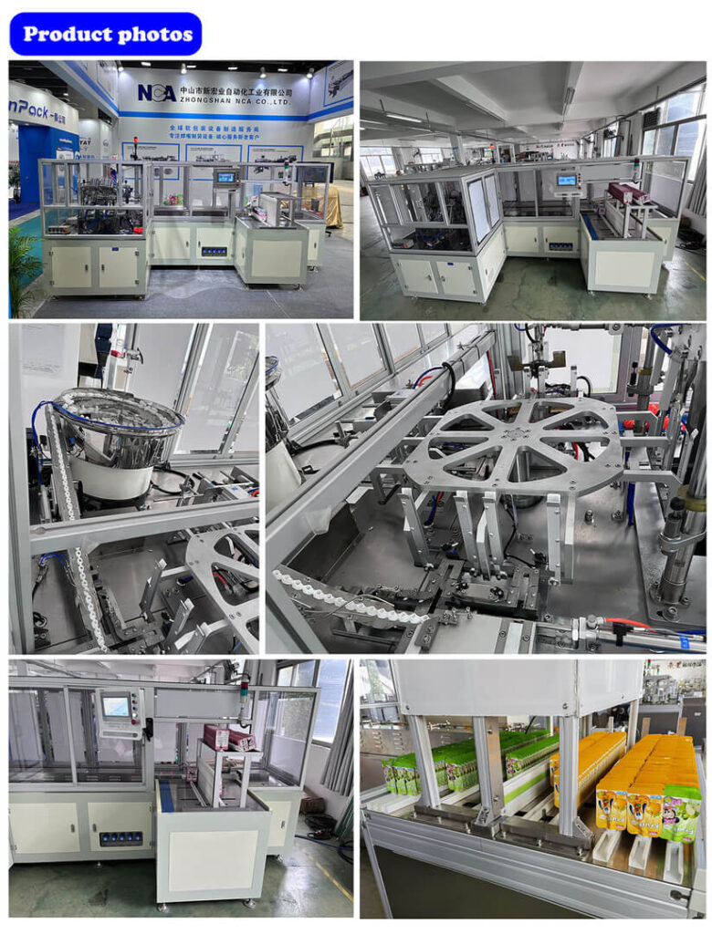 NCA1604D-90 Flexible Pouch and Spout Automatic Sealing Machine Product Photos