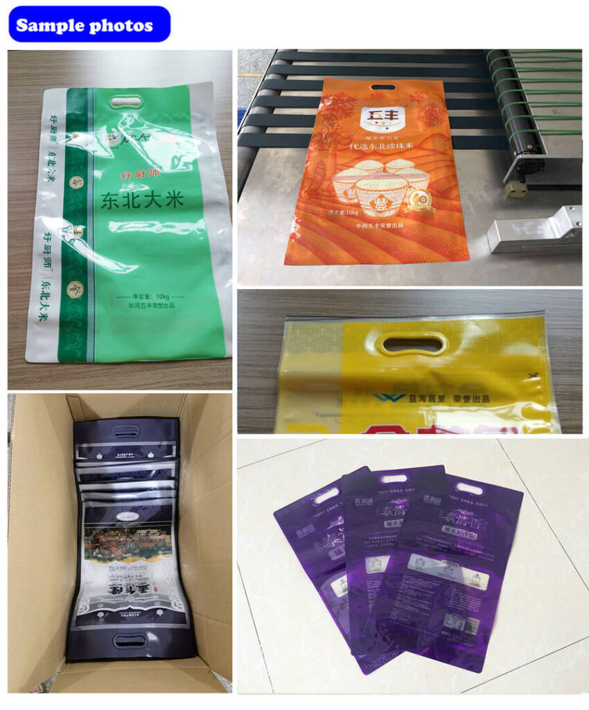 NCA600SHW Three-side Seal Bag Making Sample Photo