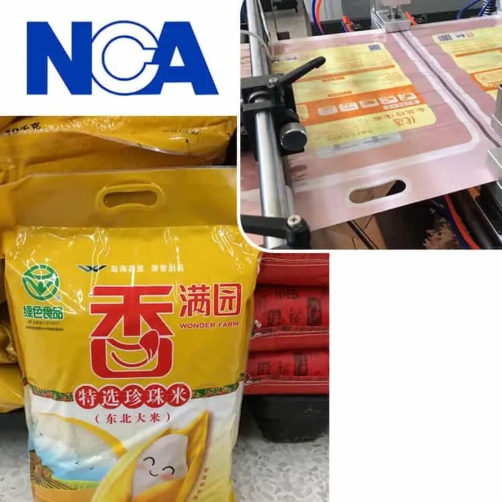 NCA600SHW Three-side Seal Bag Making and Handle Welding Machine Gallery 1