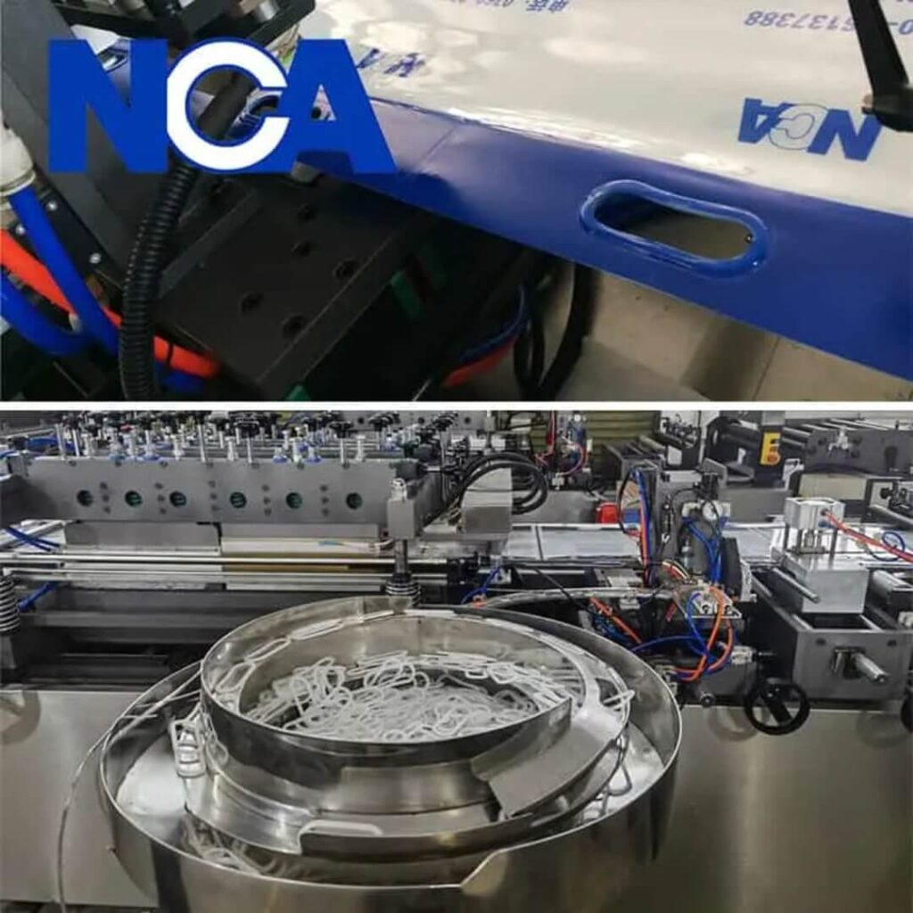 NCA600SHW Three-side Seal Bag Making and Handle Welding Machine Gallery 2