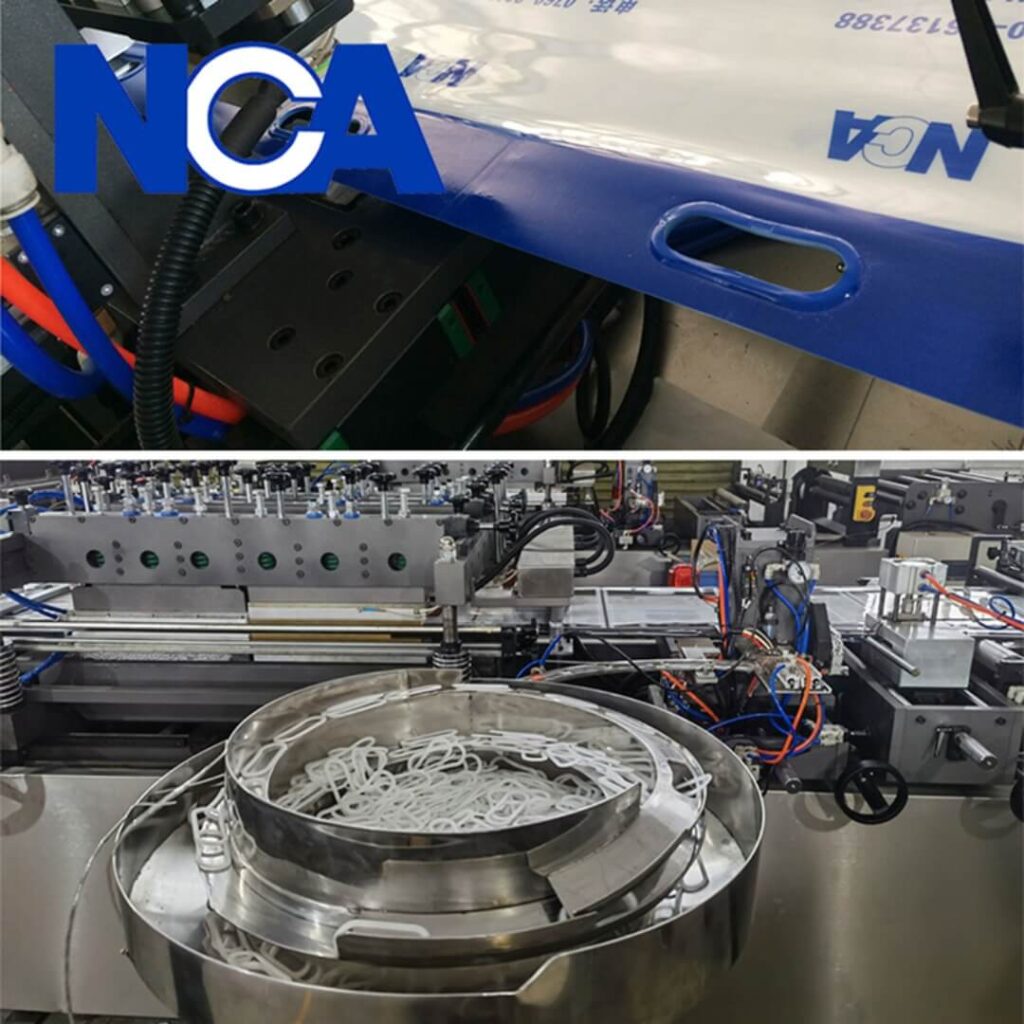 NCA600SHW Three-side Seal Bag Making and Handle Welding Machine Gallery 4