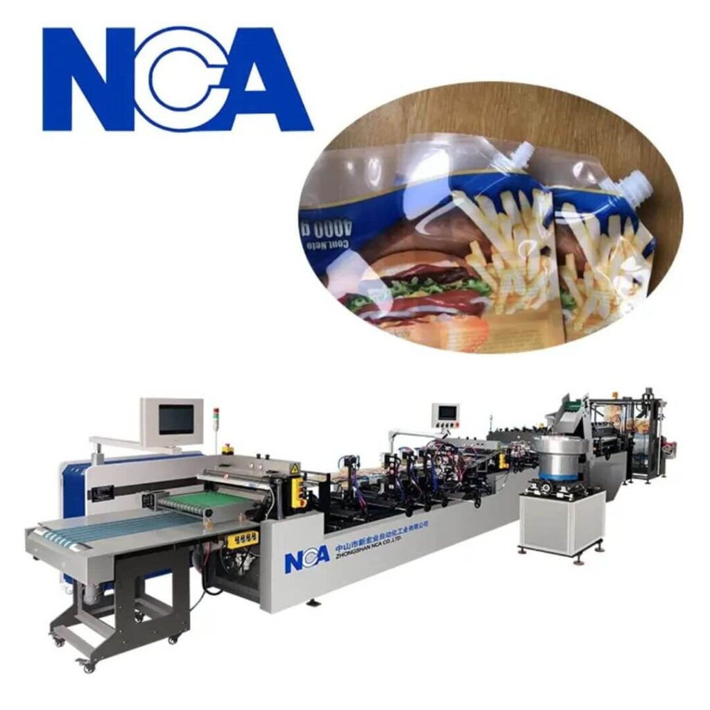 NCA600SZJ Automatic Bag Making and Spout-welding Machine