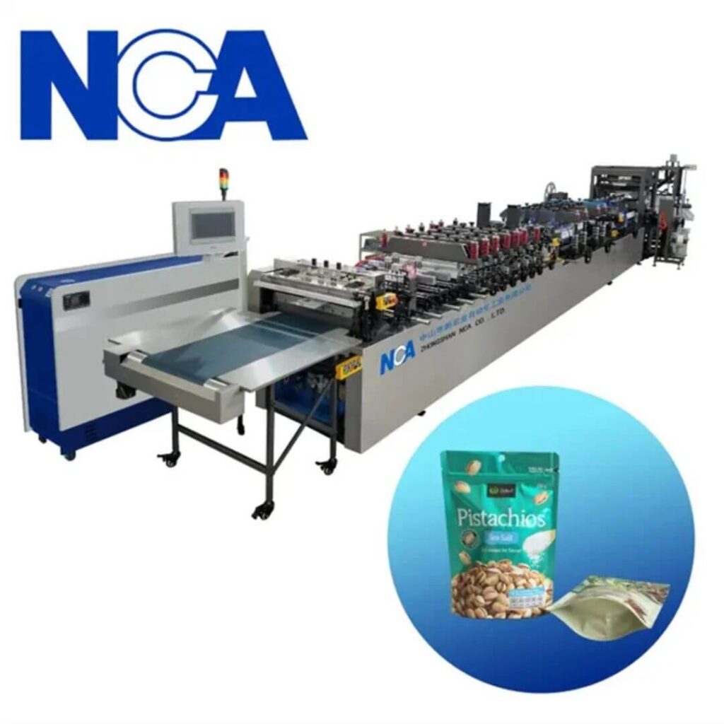 NCA600SZL THREE-SIDE SEAL,STAND-UP, ZIPPER BAG MAKING MACHINE