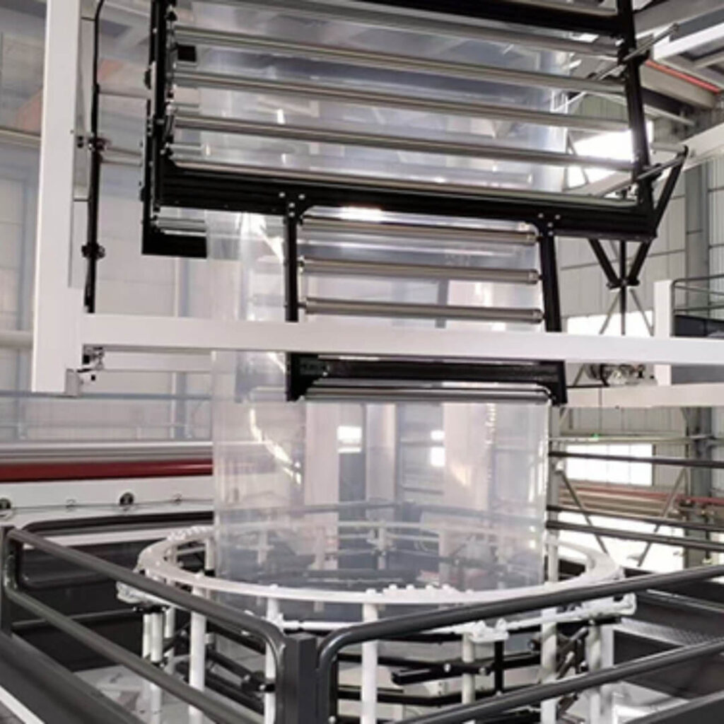 3-layer co-extrusion blown film machine Clamp Unit