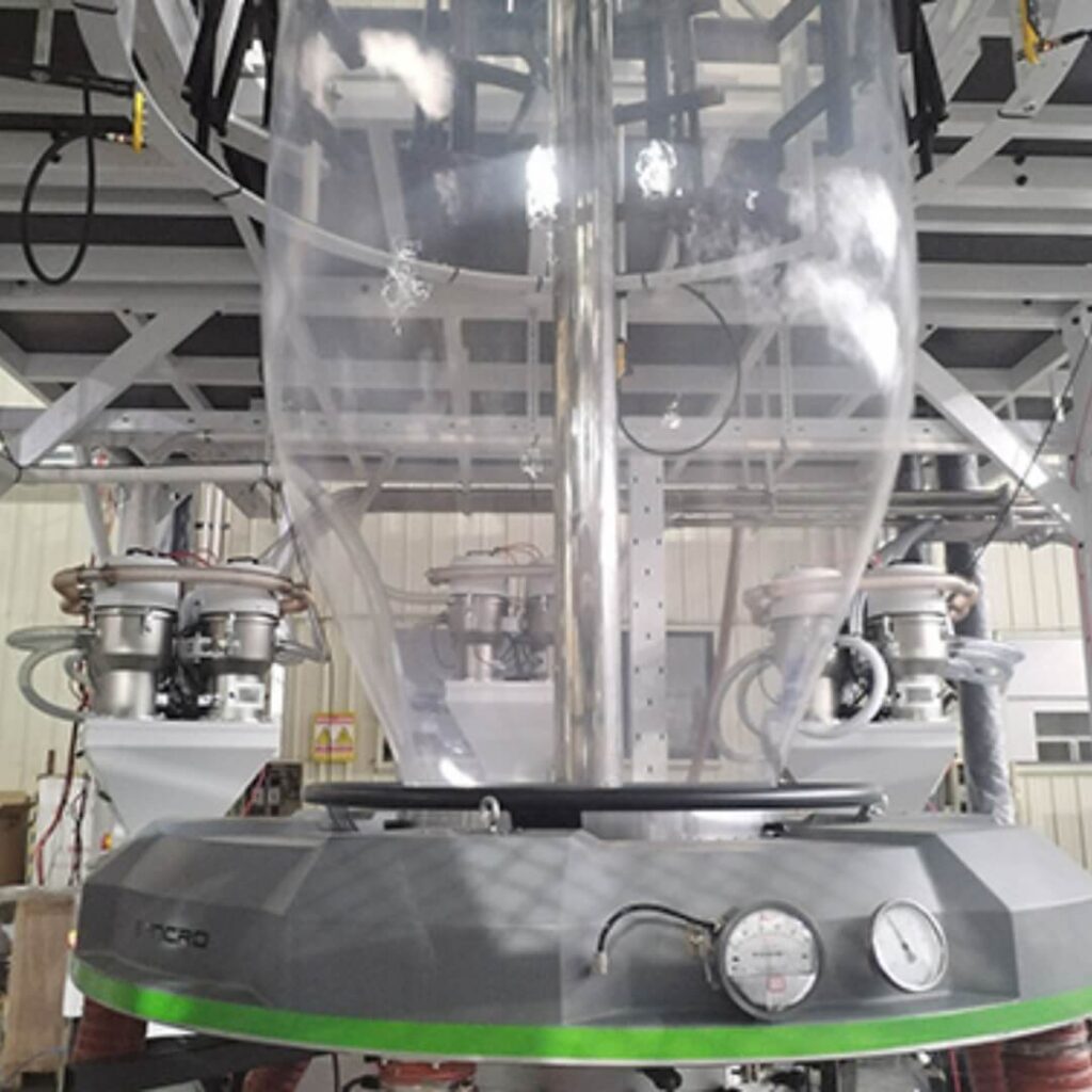 5-layer co-extrusion blown film machine Auto Air ring