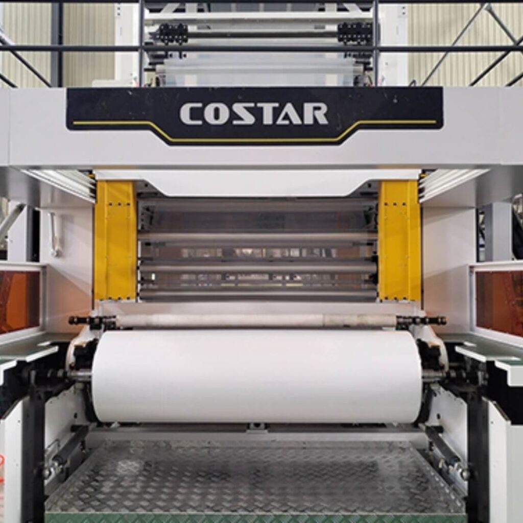 5-layer co-extrusion blown film machine Central Gap Winder