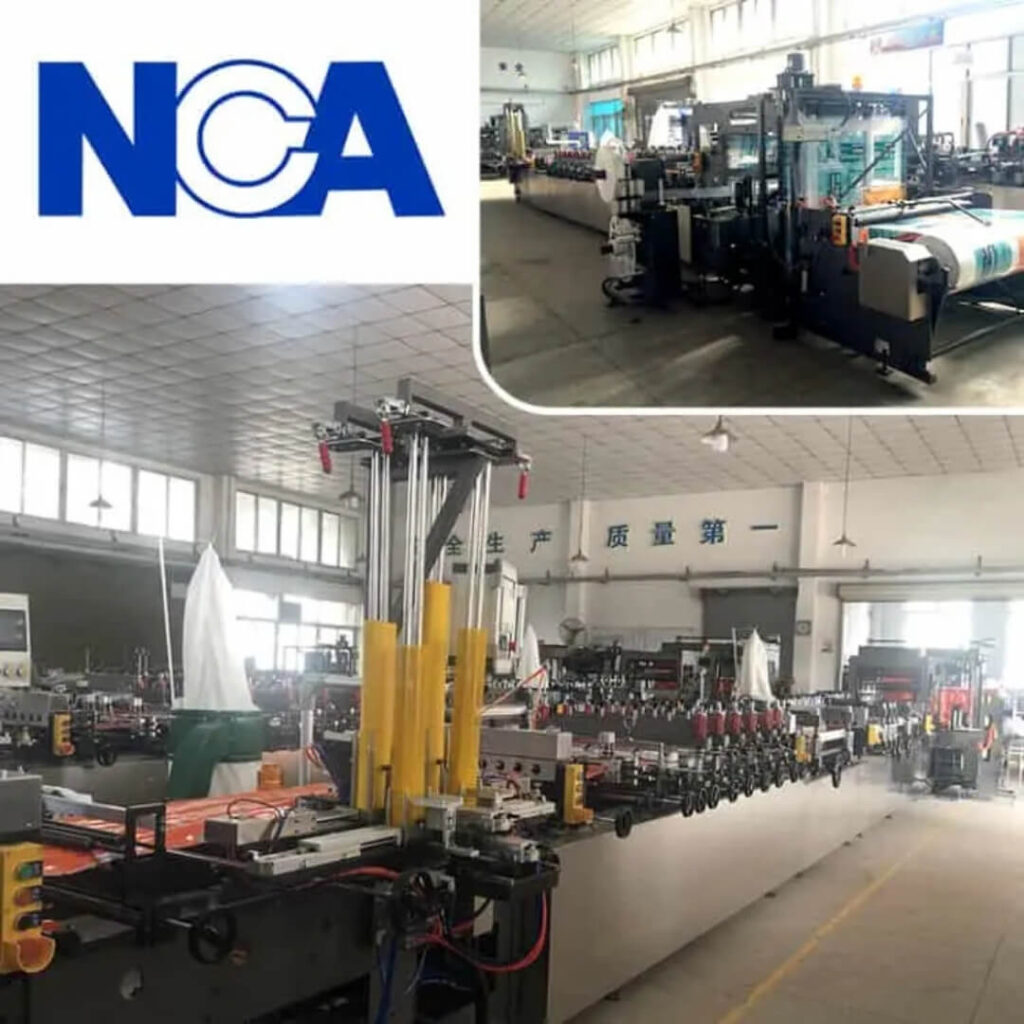 NCA600SKW Three-side Seal Bag Making and Handle Pressing Machine Gallery 2
