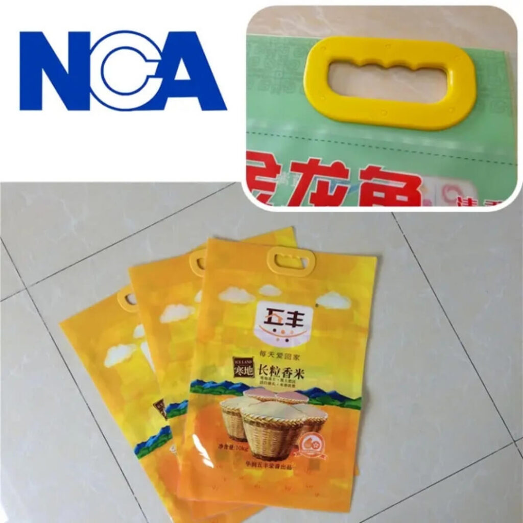 NCA600SKW Three-side Seal Bag Making and Handle Pressing Machine Gallery 3