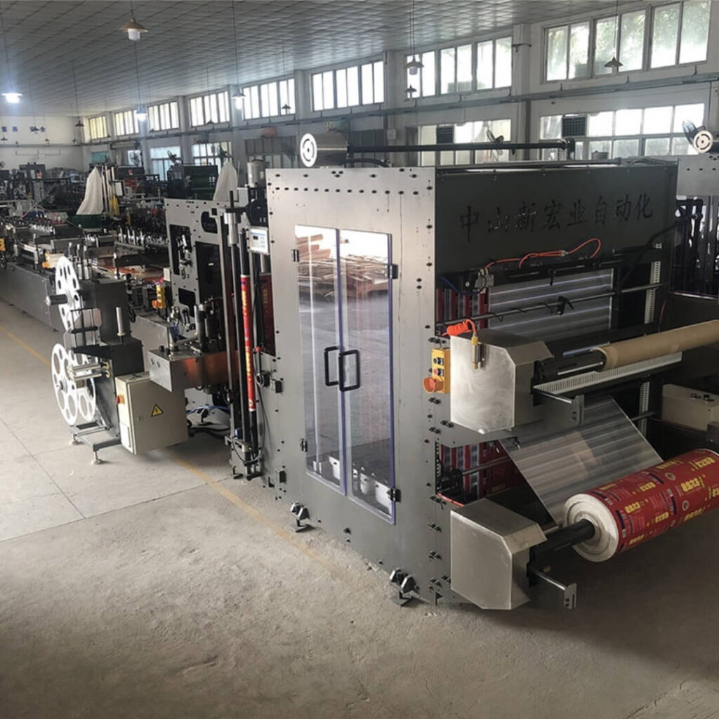 NCA600SKW Three-side Seal Bag Making and Handle Pressing Machine Gallery 5