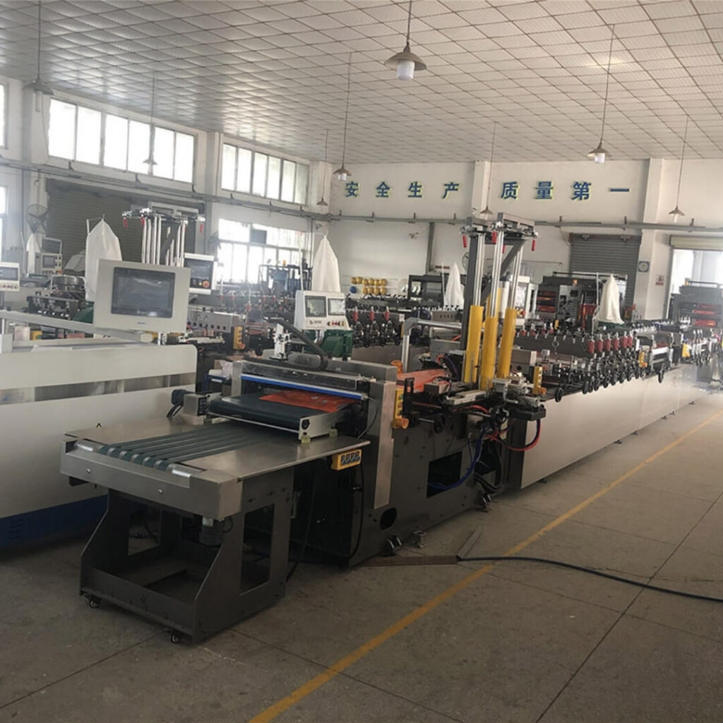 NCA600SKW Three-side Seal Bag Making and Handle Pressing Machine Gallery 6